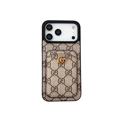 Luxury Magnetic Card holder Case for iPhone 12-17 Series