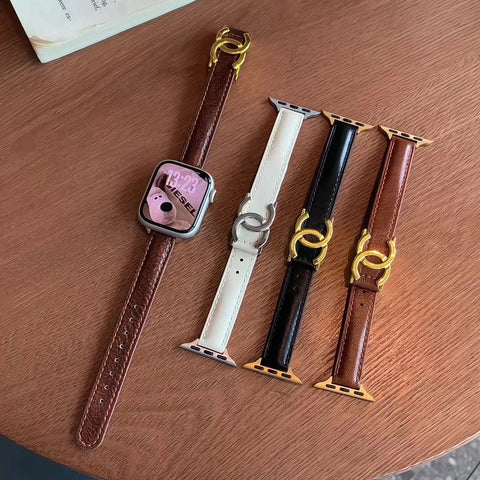 Double-C Leather Strap
