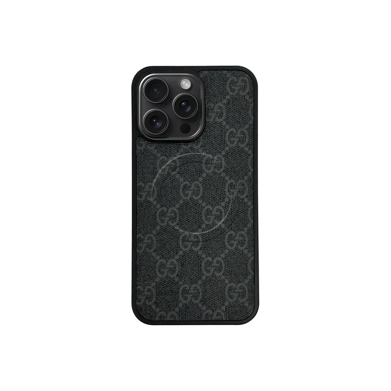Designer Monogram MagSafe Case for iPhone 12-17 Series