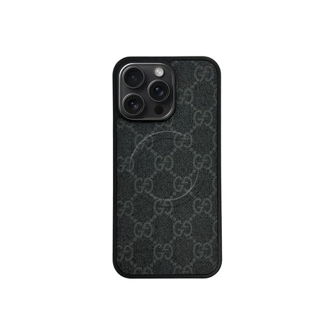 Designer Monogram MagSafe Case for iPhone 12-17 Series