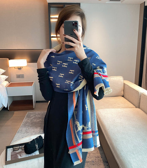 6-color classic cashmere scarf