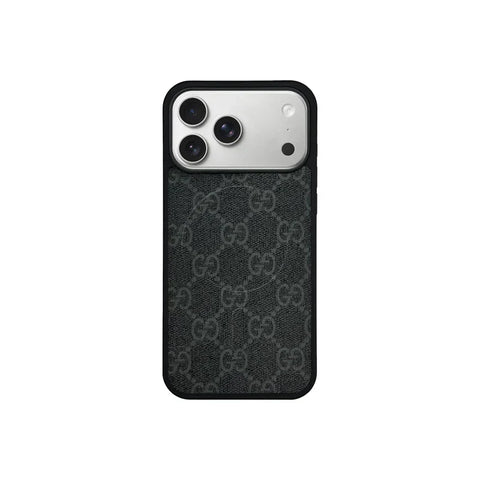 Designer Monogram MagSafe Case for iPhone 12-17 Series