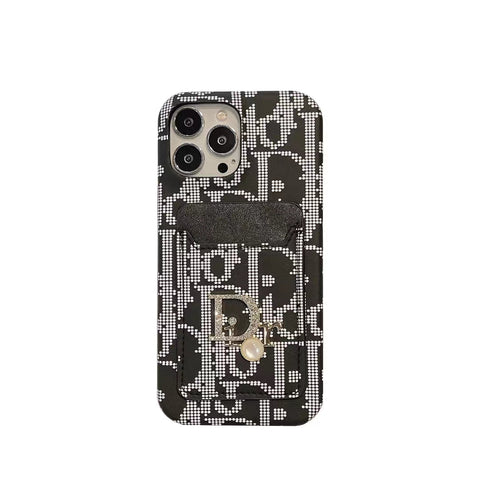 Fashion Lady Case with Card Holder for iPhone