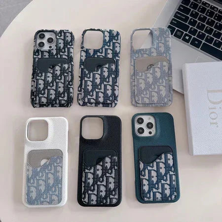 Dior Luxury iPhone Case Card Slot