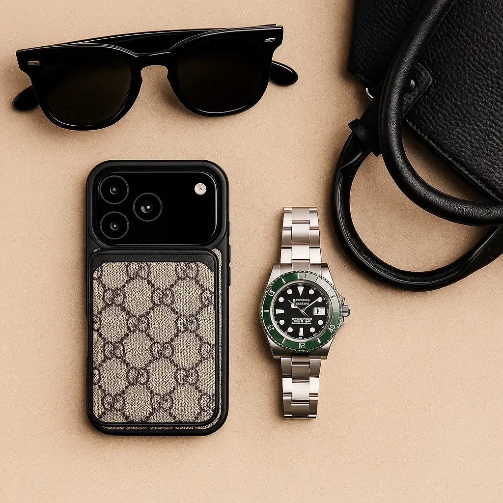 Luxe Louis Vuitton Leather Case For iPhone 12-17