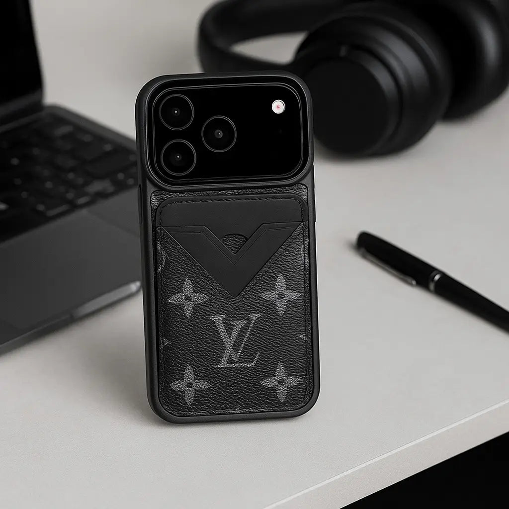 Luxe Louis Vuitton Leather Case For iPhone 12-17