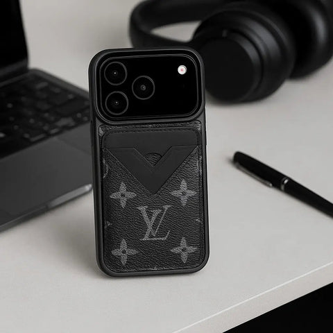 Luxe Louis Vuitton Leather Case For iPhone 12-17