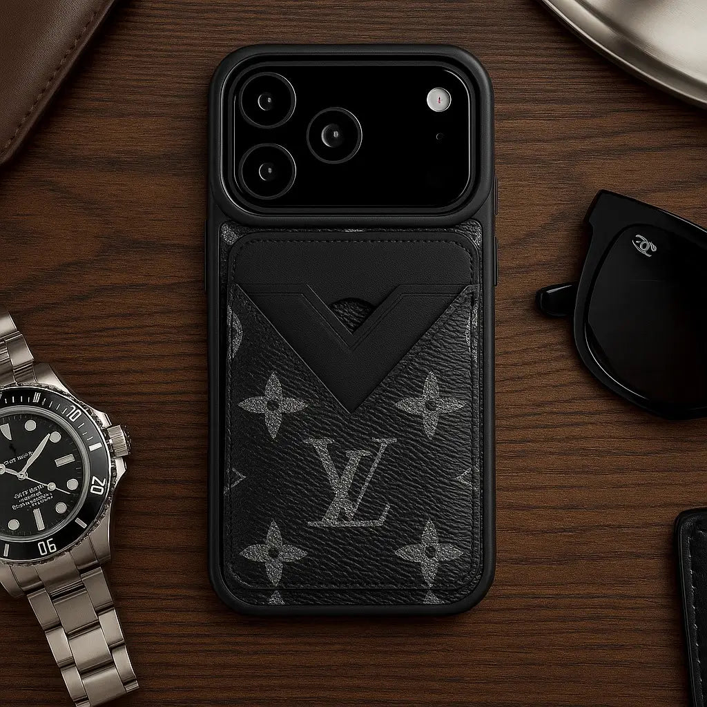 Luxe Louis Vuitton Leather Case For iPhone 12-17