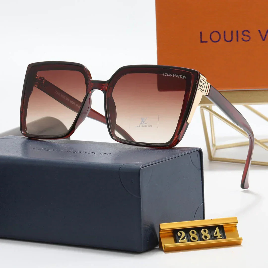7 colors simple four-leaf stitching legs polarized sunglasses