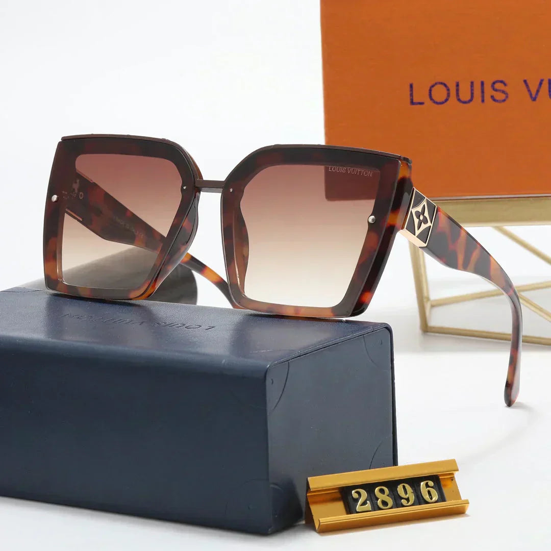 5 colors fashion simple four-leaf clover mirror legs polarized sunglasses