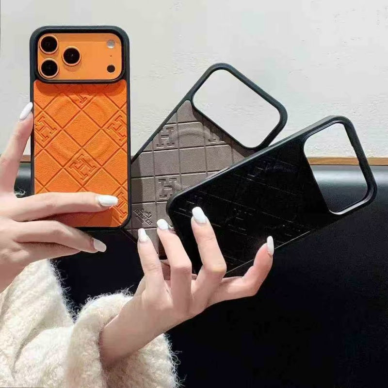 Magsafe Luxury Hrms Leather Case For iPhone 17 / 16 / 15 / 14
