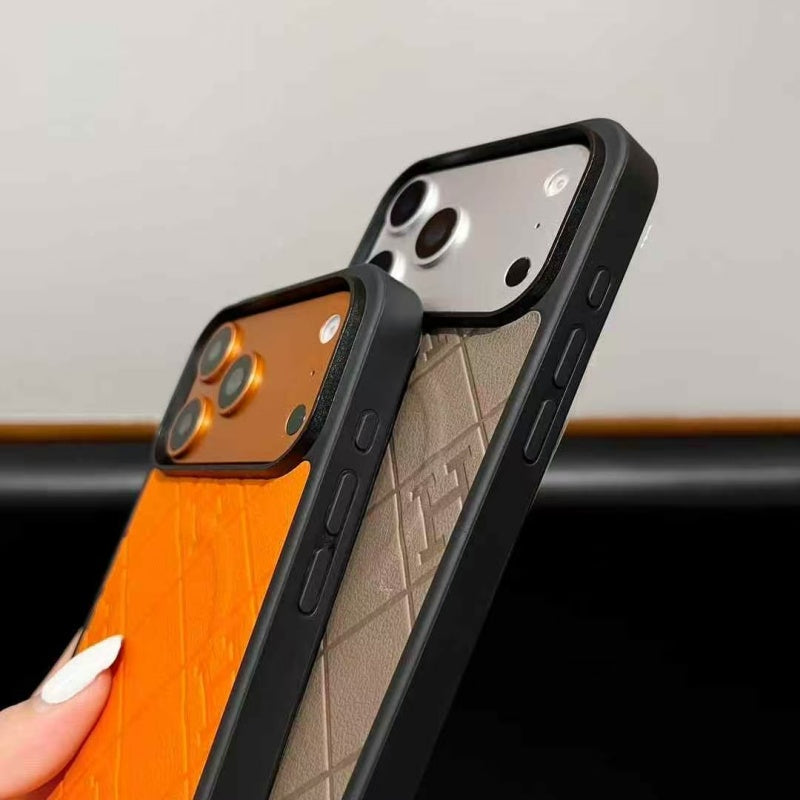 Magsafe Luxury Hrms Leather Case For iPhone 17 / 16 / 15 / 14