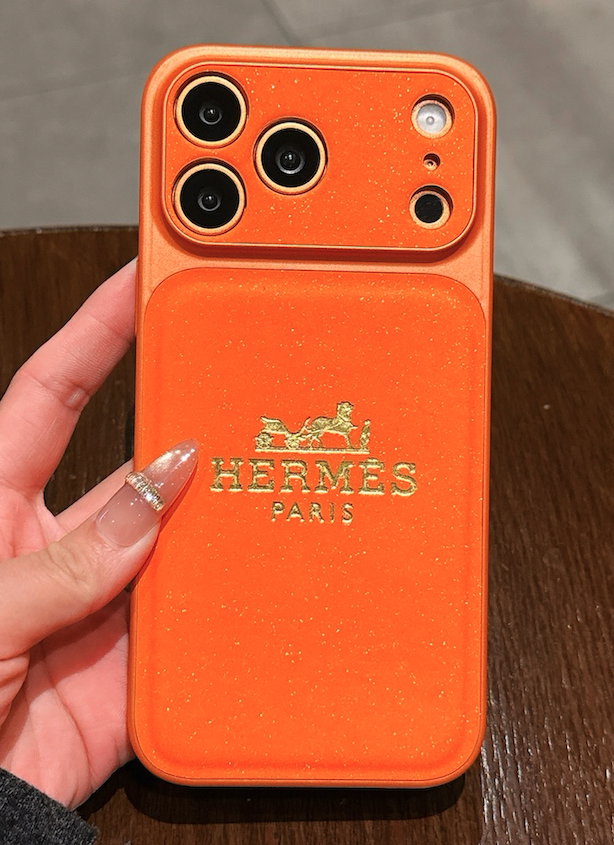 Luxury Brand Luxurious Leather aesthetic for iPhone 14-17