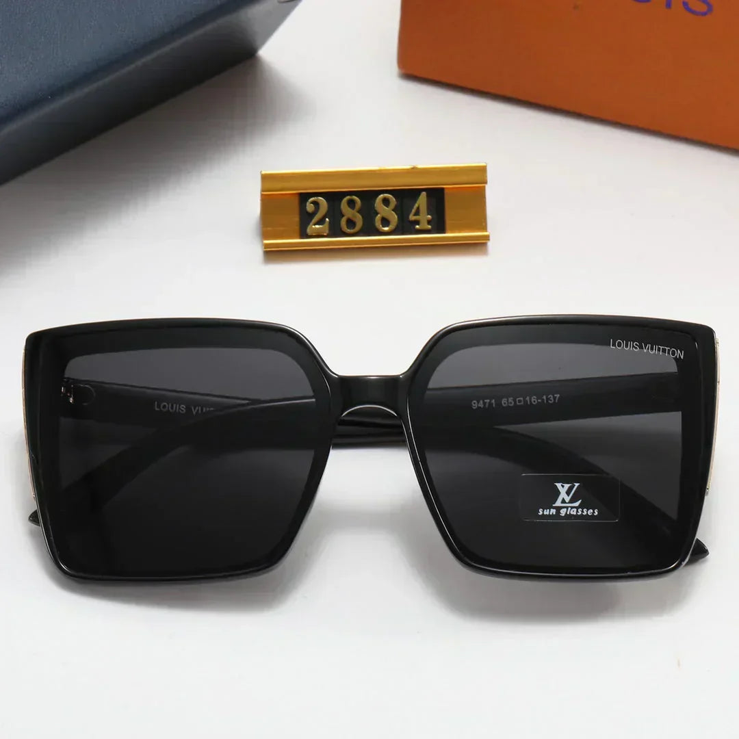 7 colors simple four-leaf stitching legs polarized sunglasses