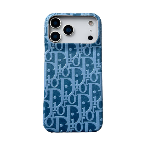 Lux Leather Dior Phone Case For iPhone 17 / 16 / 15 / 14