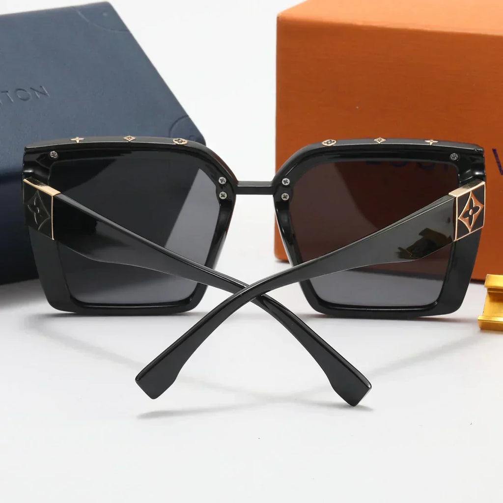 5 colors fashion simple four-leaf clover mirror legs polarized sunglasses
