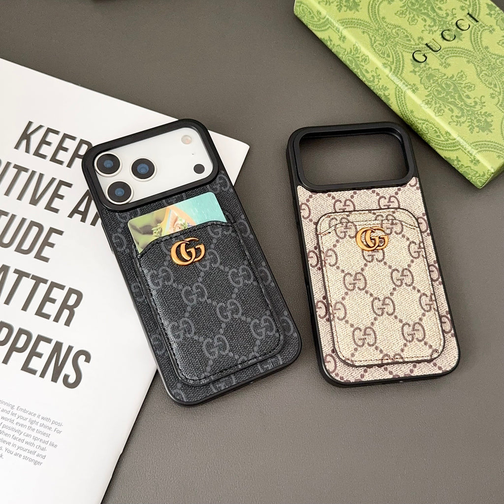 Luxury Magnetic Card holder Case for iPhone 12-17 Series