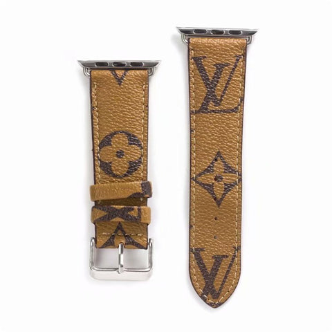 CLASSIC BROWN  LUXURY STRAP FOR APPLE WATCH
