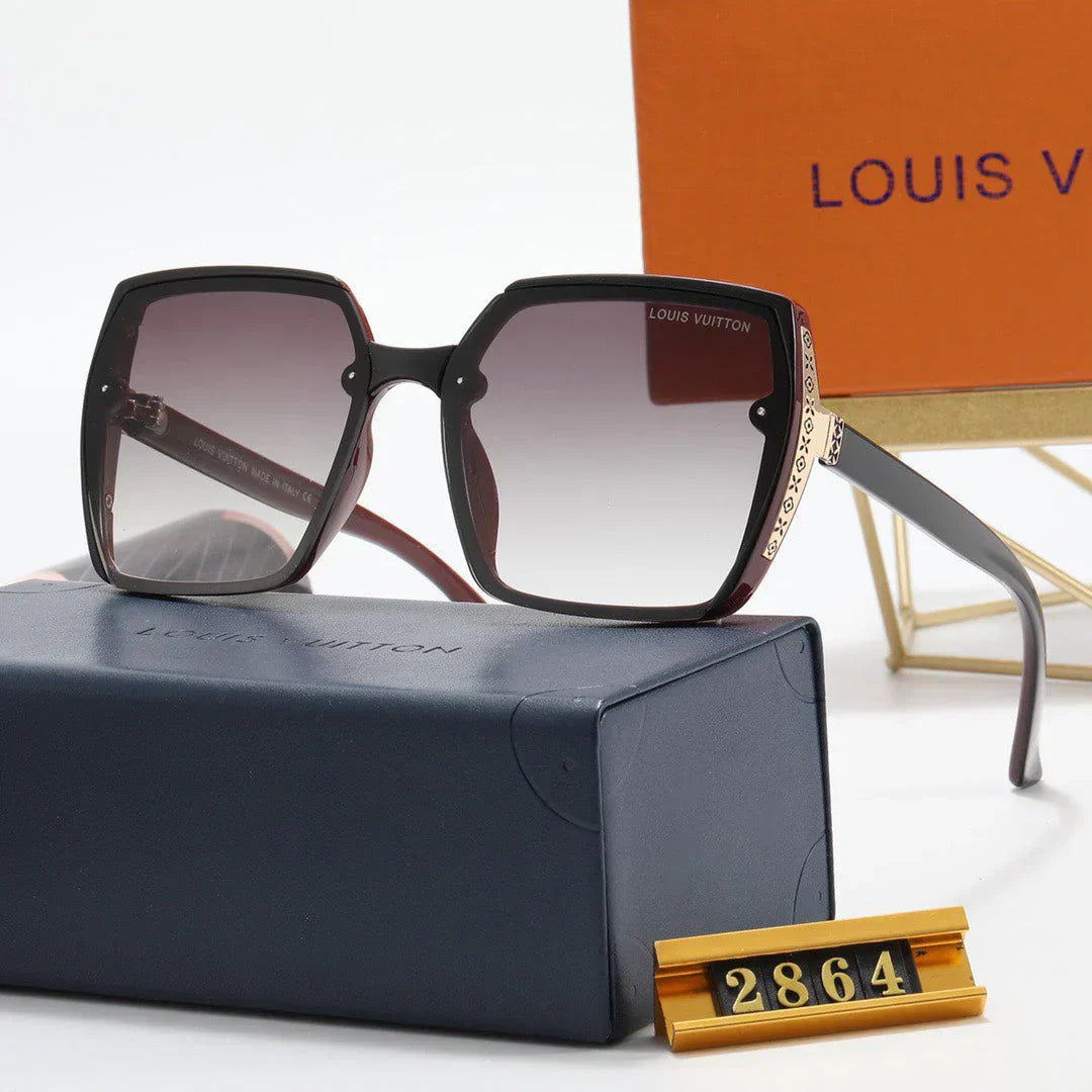 7 Colors Fashion Inlaid Side Printed Polarized Sunglasses
