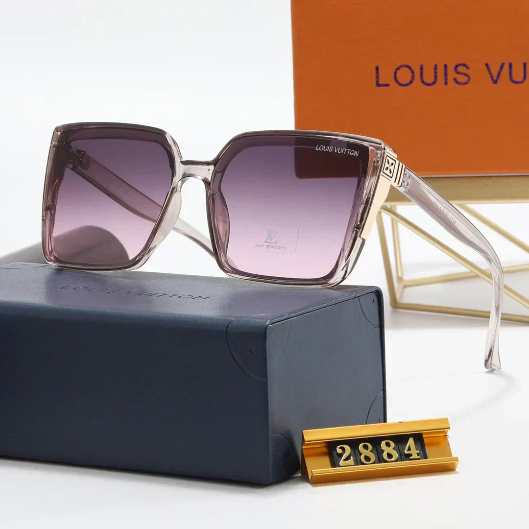 7 colors simple four-leaf stitching legs polarized sunglasses