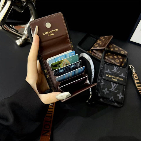 Louis Vuitton Phone case  with card slot for iPhone 17/ 16 / 15 / 14
