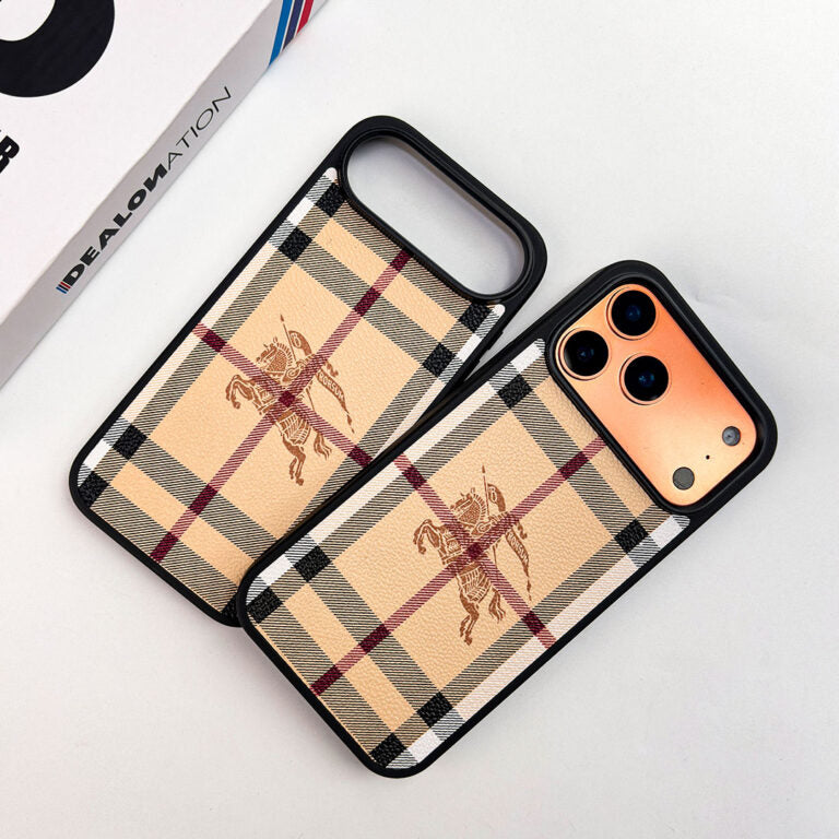 BBRY Fashion PU Leather Case for iPhone 12-17