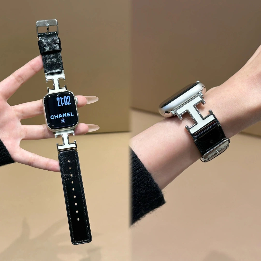 Luxury Hermes Calf Leather Strap