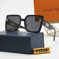 6 colors fashion hollow four-leaf clover alphabet polarized sunglasses