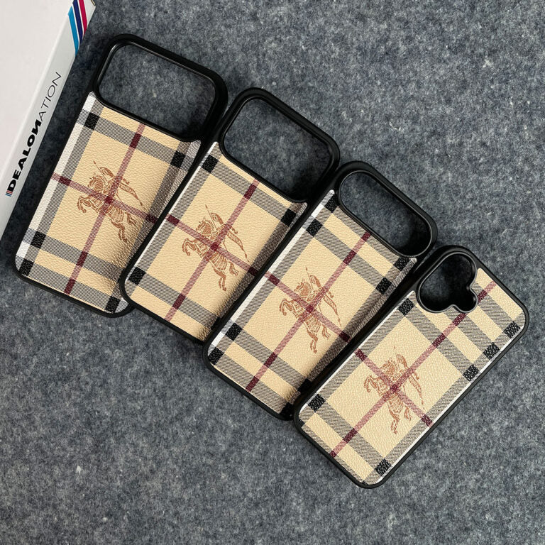 BBRY Fashion PU Leather Case for iPhone 12-17