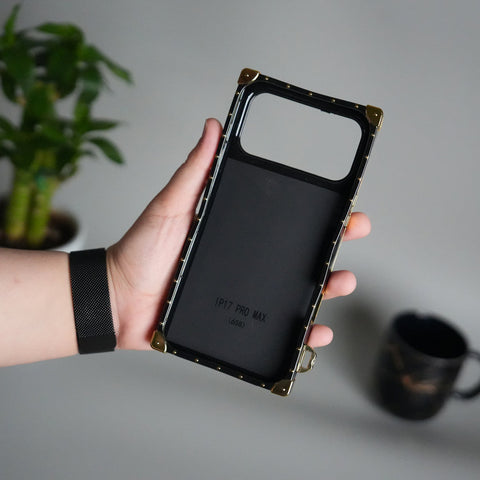 Luxury Brand Shiny Trunk Case For iPhone 17-12