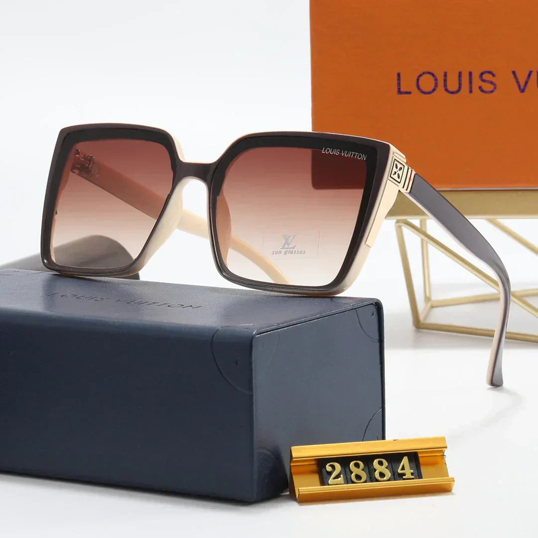 7 colors simple four-leaf stitching legs polarized sunglasses