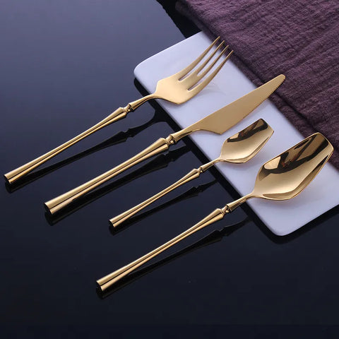 Golden Aerosteel Cutlery Set