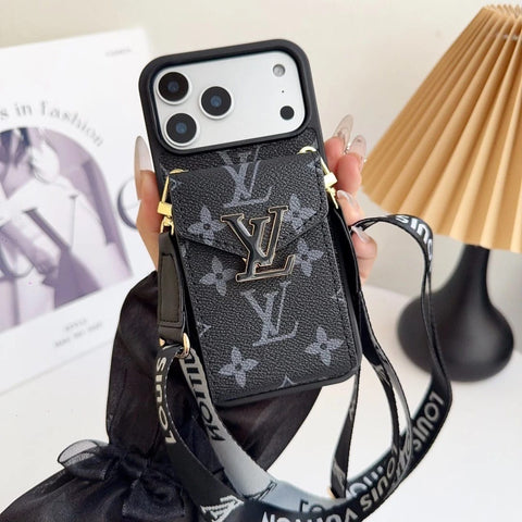 Leather Wallet Card Holder Phone Case For iPhone 17 / 16 / 15 / 14