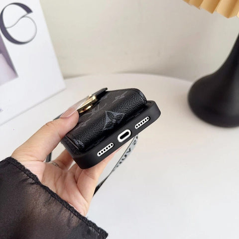 Leather Wallet Card Holder Phone Case For iPhone 17 / 16 / 15 / 14