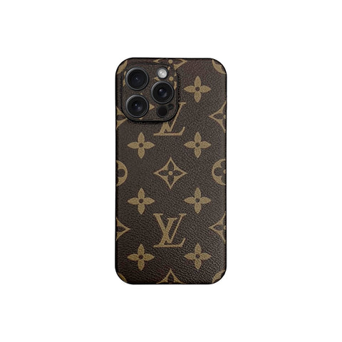 Premium Brown Phone Case For iPhone 12-17