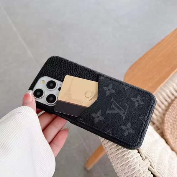 Leather Card Slot Case For iPhone 16 15 14