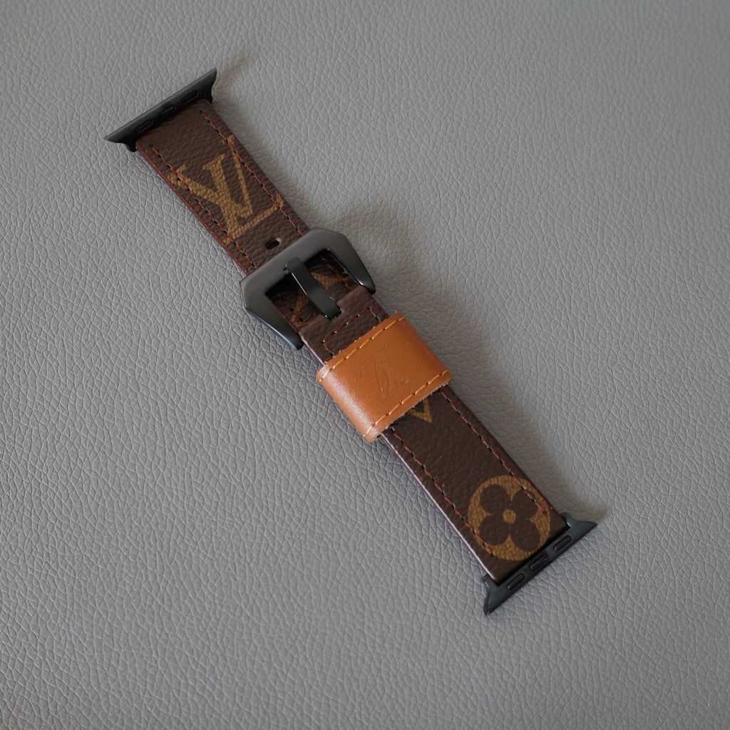 Luxury Watch Band for Apple Watch Brown Monogram