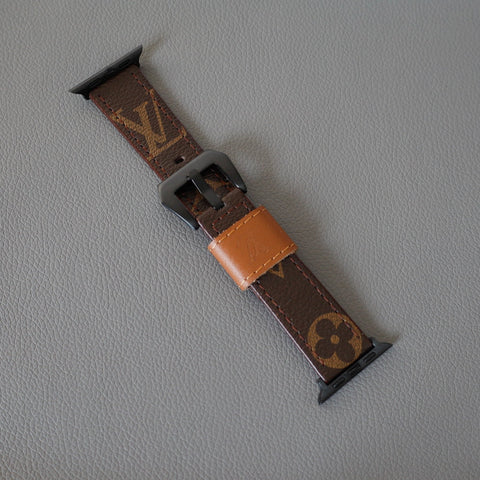 Luxury Watch Band for Apple Watch Brown Monogram