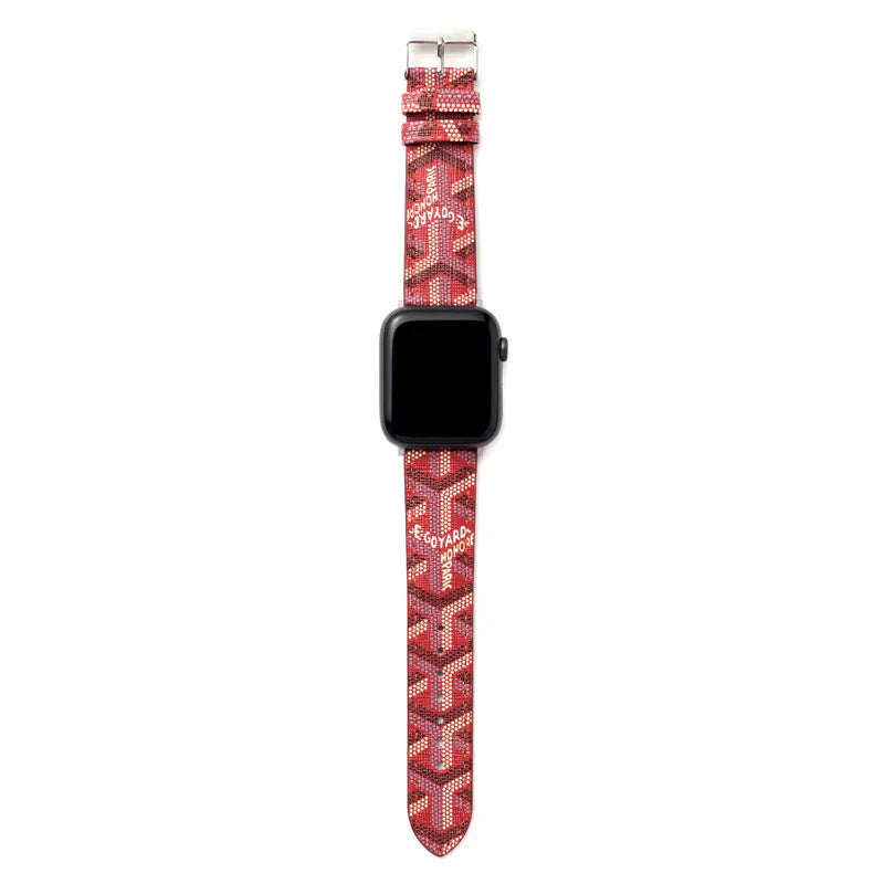 Luxury GYD GREEN Leather Strap for Apple Watch
