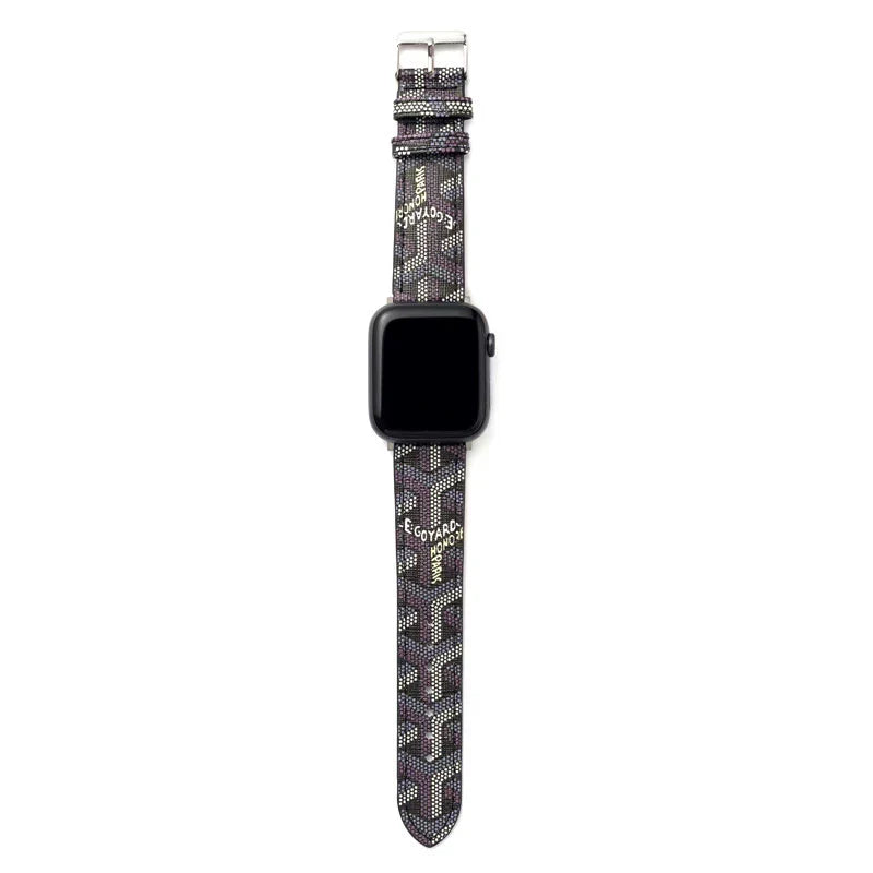Luxury GYD GREEN Leather Strap for Apple Watch