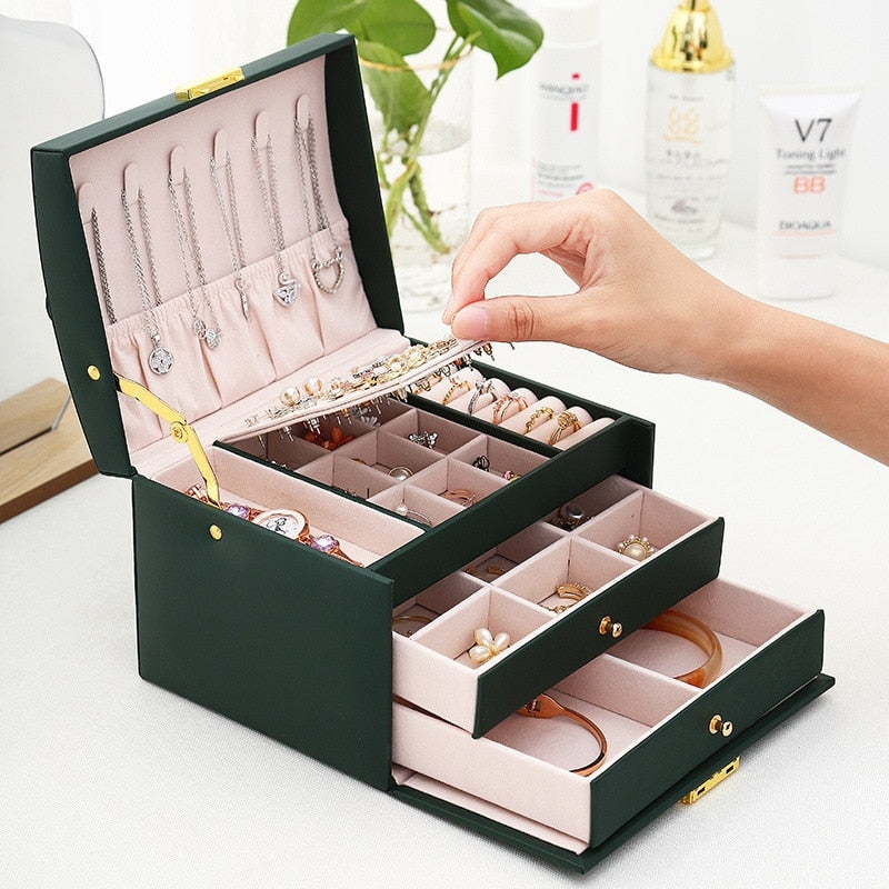 Elegant Jewelry Travel Organizer