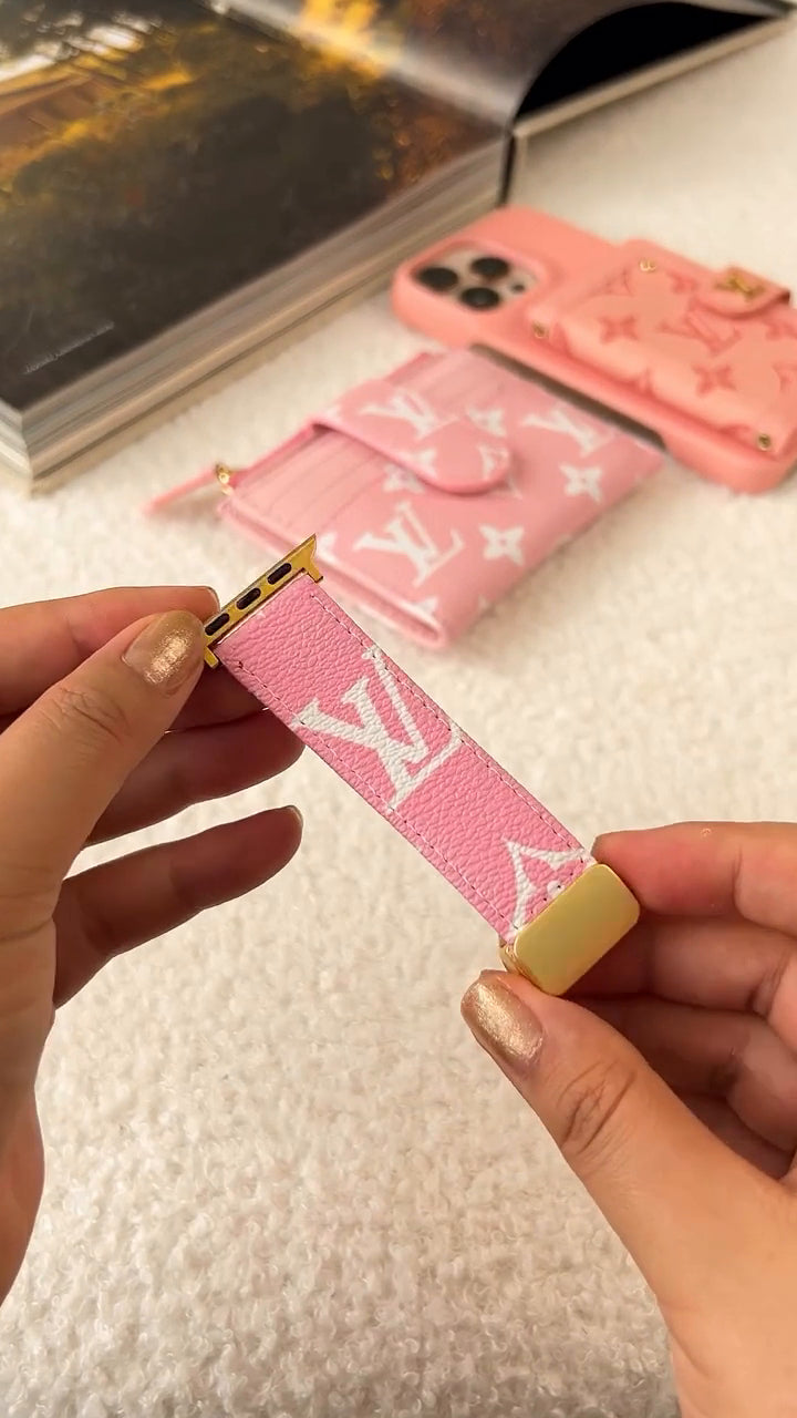 LV Luxury Leather Card Holder Phone Case for iPhone 17 / 16 / 15 / 14