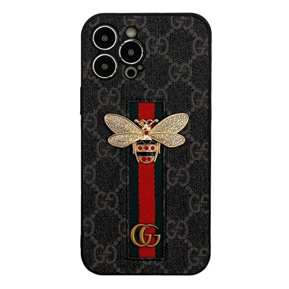 Bee Trendy Phone Case For iPhone With Hand Holder