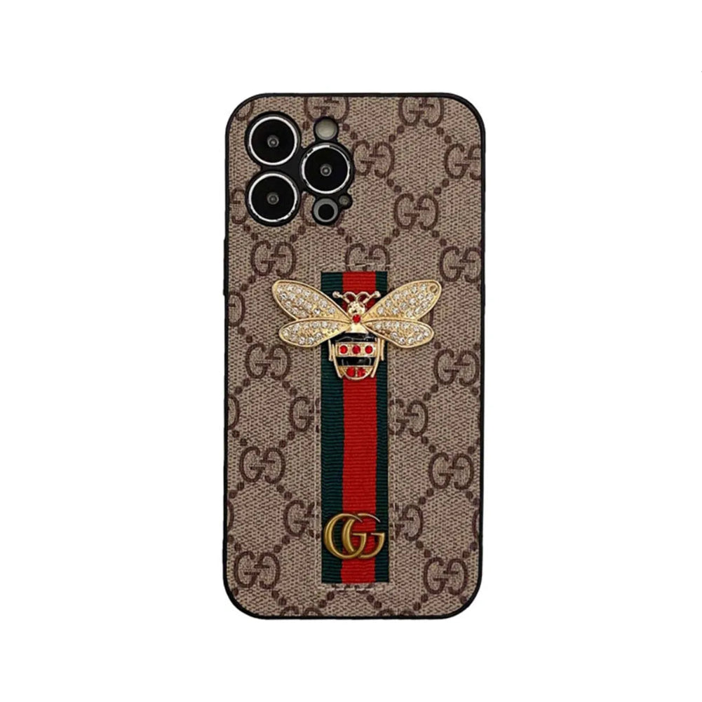 Bee Trendy Phone Case For iPhone With Hand Holder