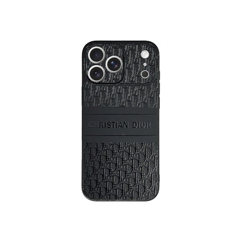 Premium Black Phone Case For iPhone 12-17