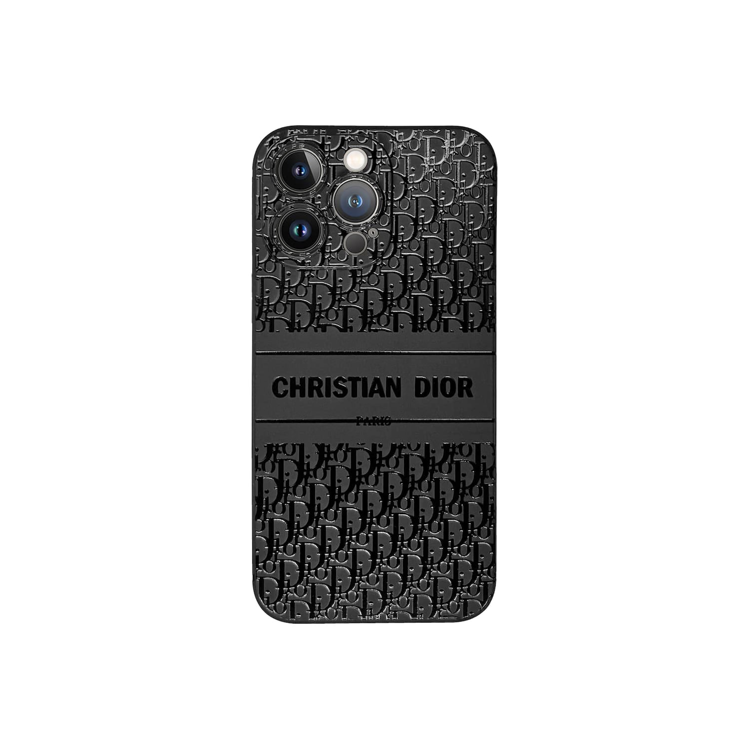 Premium Black Phone Case For iPhone 12-17