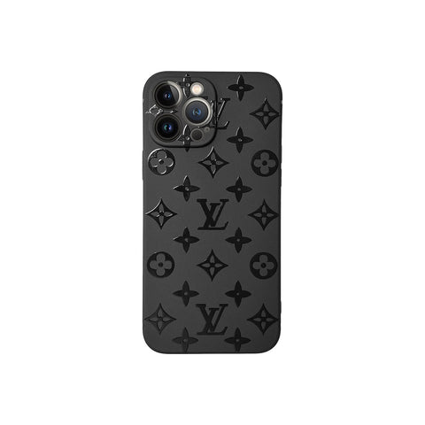 Premium Black Phone Case For iPhone 12-17