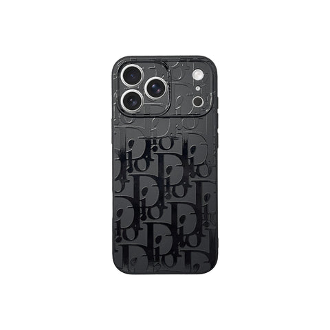 Premium Black Phone Case For iPhone 12-17