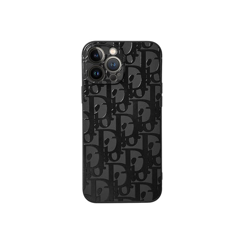 Premium Black Phone Case For iPhone 12-17