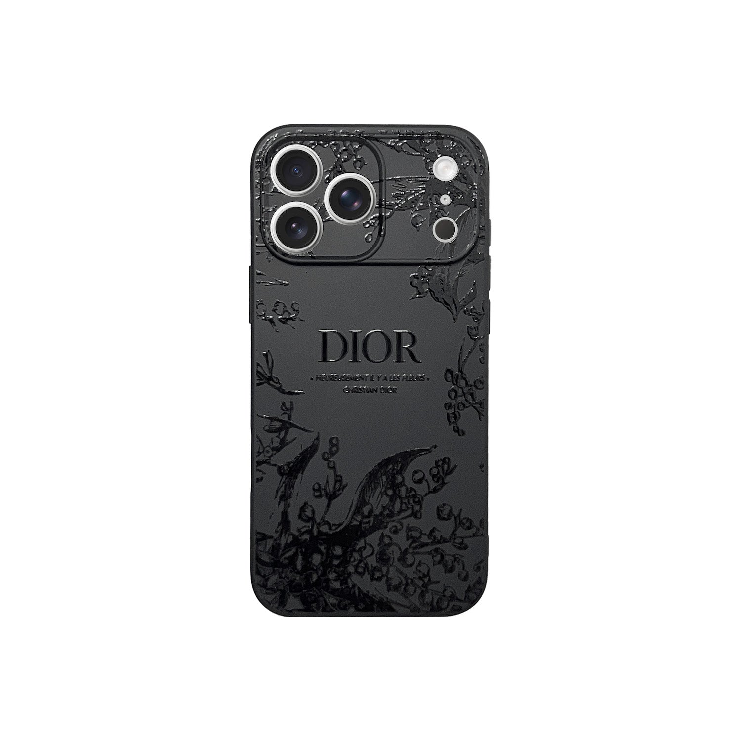 Premium Black Phone Case For iPhone 12-17